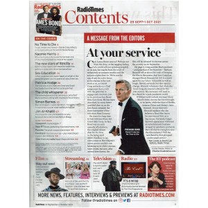 Radio Times Magazine 24th September 2021