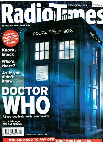 Radio Times Magazine 26th March 2005 Doctor Who