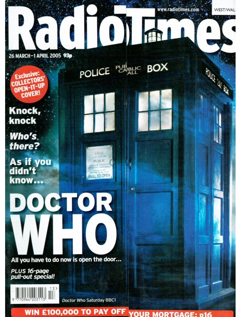 Radio Times Magazine 26th March 2005 Doctor Who Radio Times Magazine 26th March 2005 Doctor Who