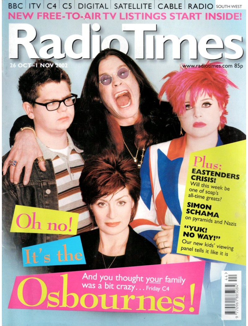 Radio Times Magazine 26th October 2002