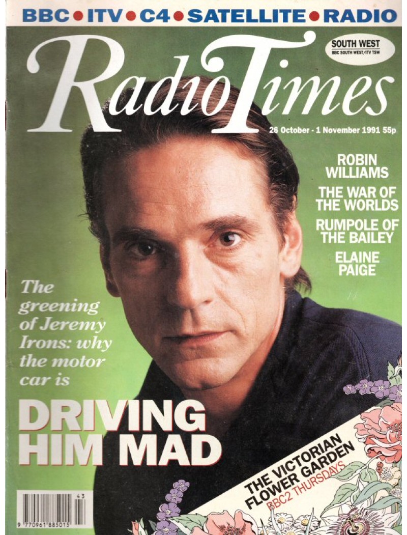 Radio Times Magazine 26th October 1991 Radio Times Magazine 26th October 1991