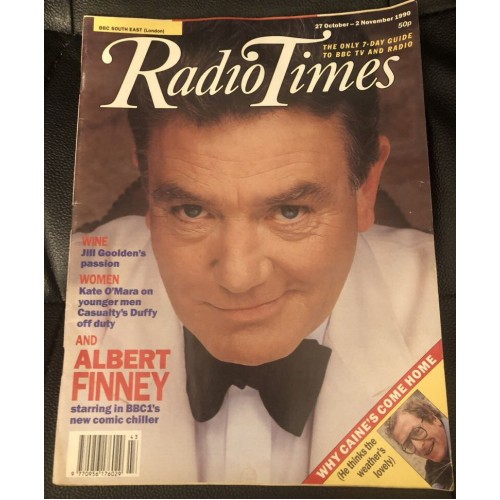 Radio Times Magazine - 1990 27th October 1990 Albert Finney