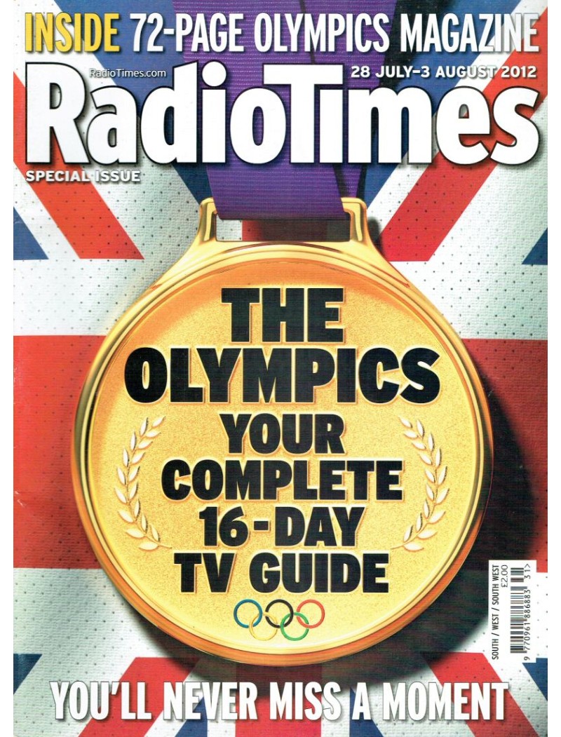 Radio Times Magazine 28th July 2012 Winter Olympics Radio Times Magazine 28th July 2012 Winter Olympics