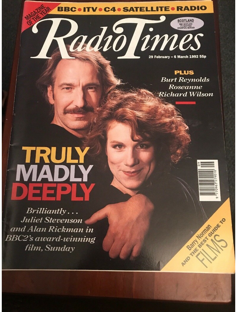 Radio Times Magazine - 1992 29/02/92