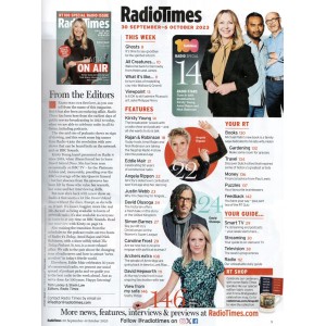 Radio Times Magazine 30th September 2023