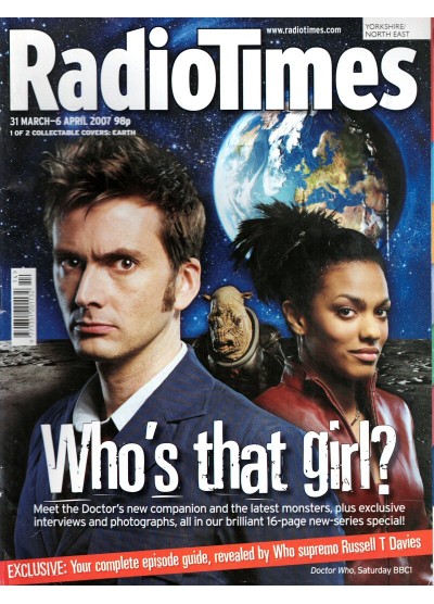 Radio Times Magazine 31st March 2007 Doctor Who