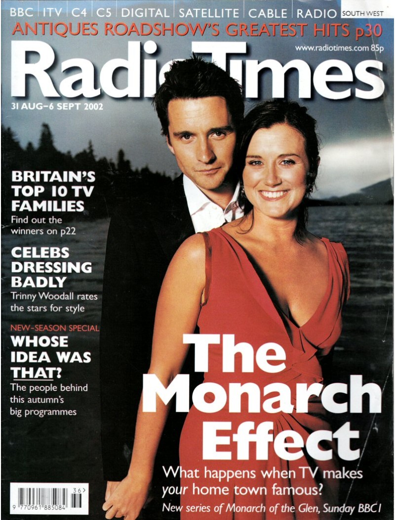 Radio Times Magazine 31st August 2002 Radio Times Magazine 31st August 2002