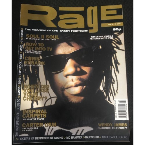 Rage Magazine 1991 06/06/91 Soul II Soul