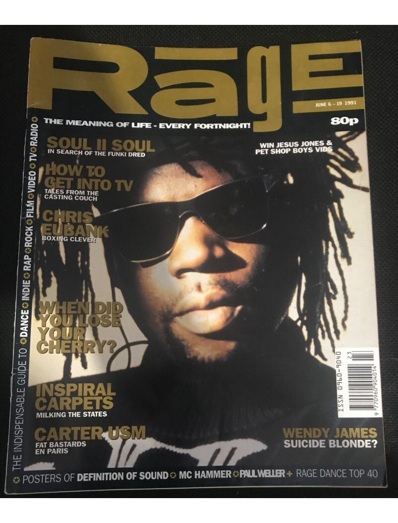 Rage Magazine 1991 06/06/91 Soul II Soul Rage Magazine 1991 06/06/91 Soul II Soul