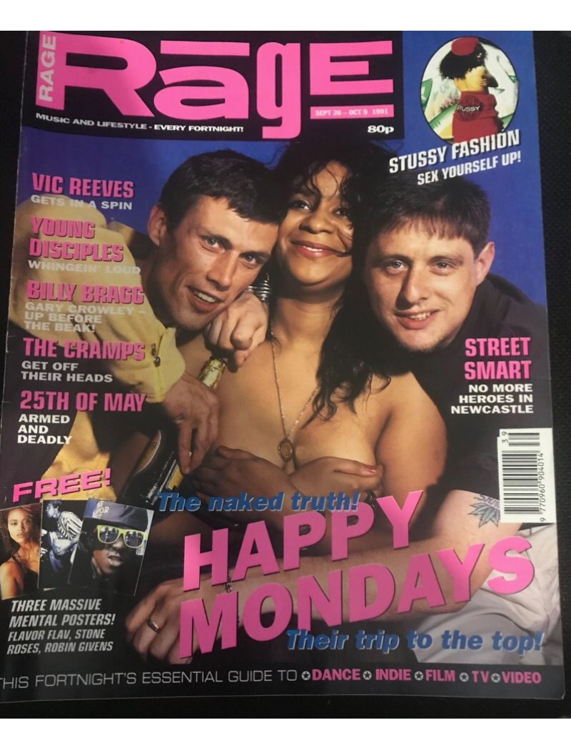 Rage Magazine 1991 26/09/91 Happy Mondays