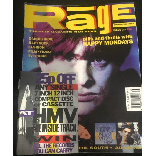 Rage Magazine 1990 07/11/90 Issue 2 Happy Mondays