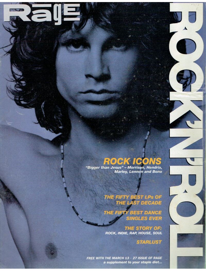 Rage Magazine Supplement 1991 13/03/91 The Doors Rage Magazine Supplement 1991 13/03/91 The Doors