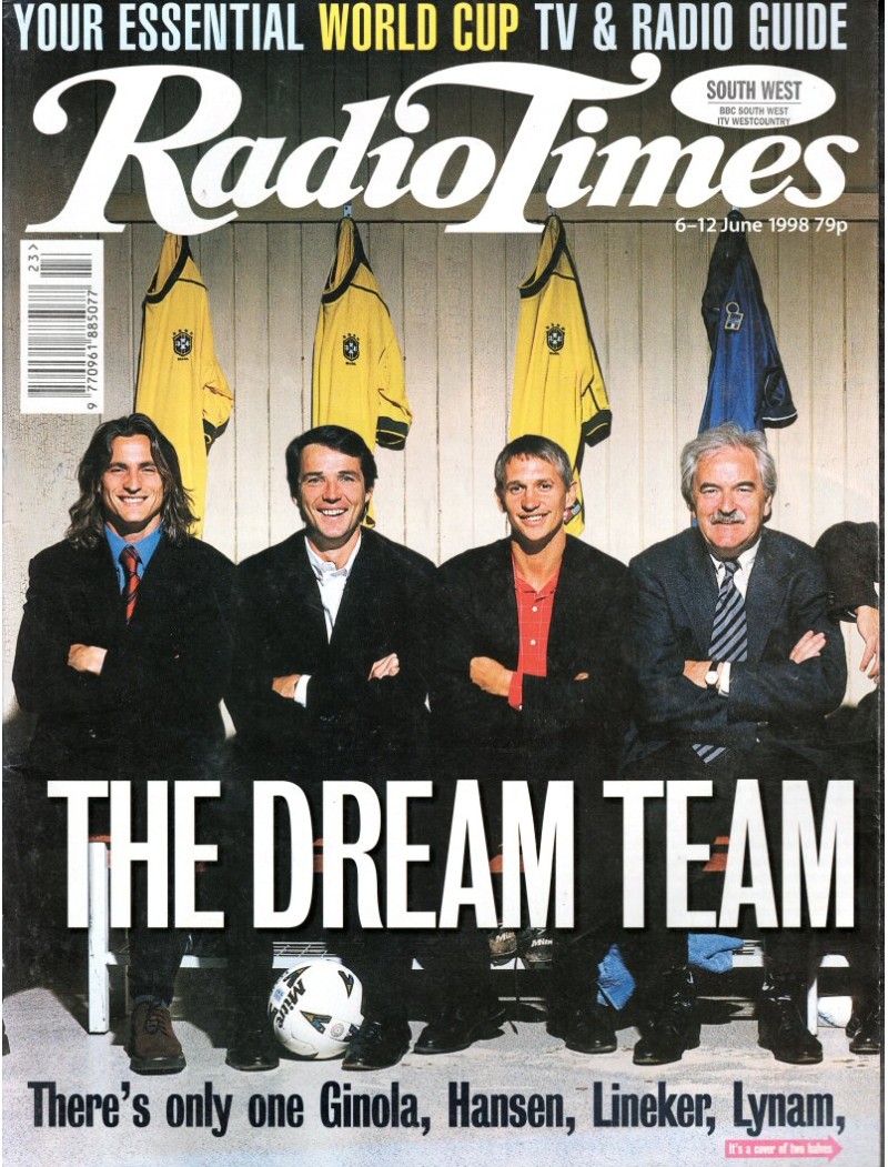 Radio Times Magazine 6th June 1998 Radio Times Magazine 6th June 1998
