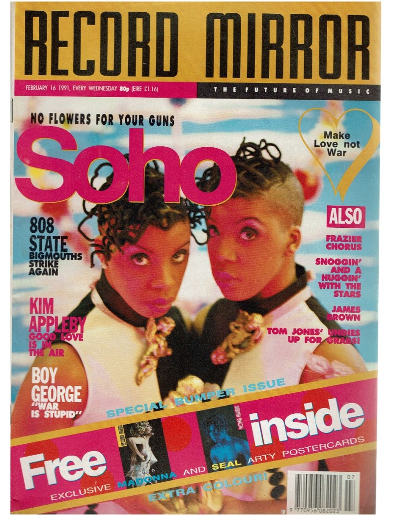Record Mirror Magazine - 1991 16/02/91