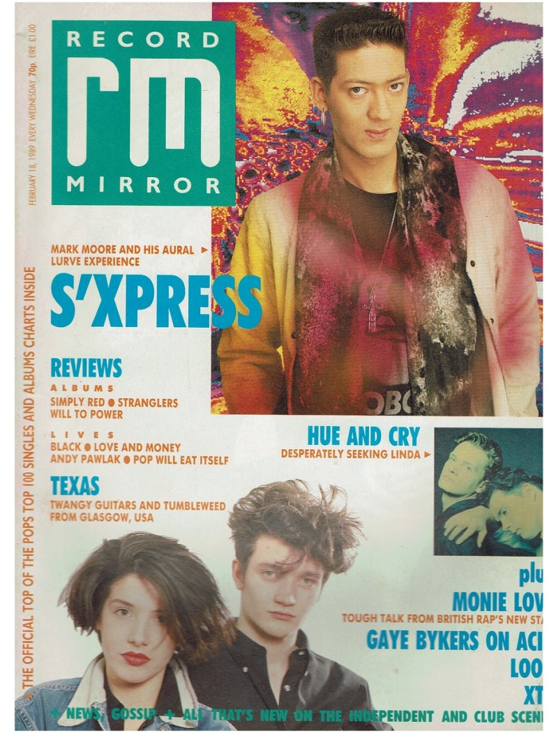 Record Mirror Magazine - 1989 18/02/1989
