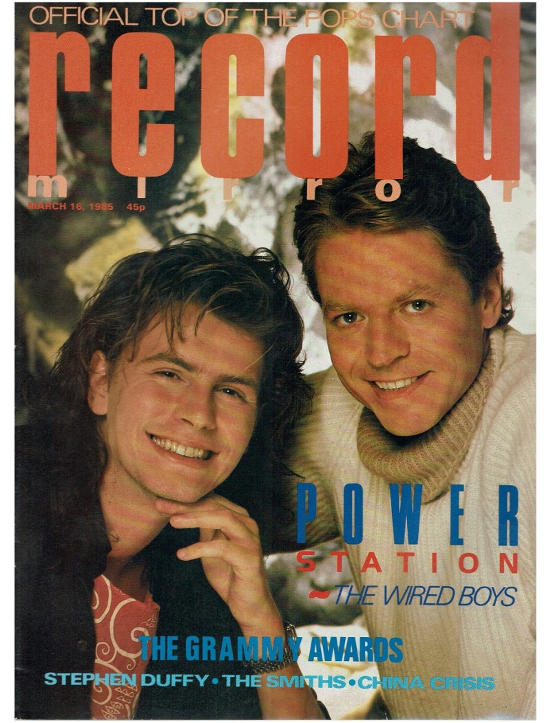 Record Mirror Magazine - 1985 16/03/1985