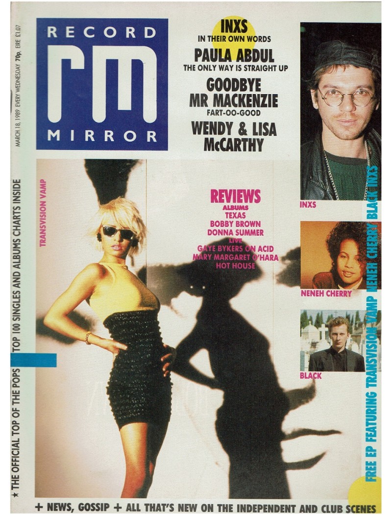 Record Mirror Magazine - 1989 18/03/89