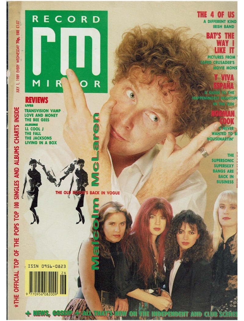 Record Mirror Magazine - 1989 01/07/89