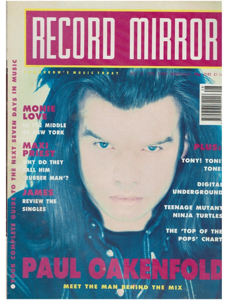 Record Mirror Magazine - 1990 14/07/90