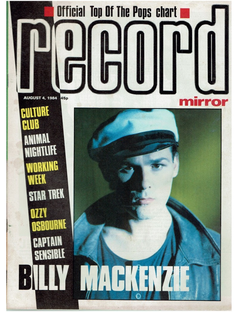 Record Mirror Magazine - 1984 04/08/1984