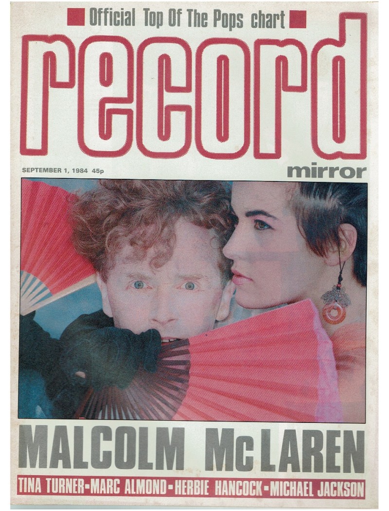 Record Mirror Magazine 1st September 1984