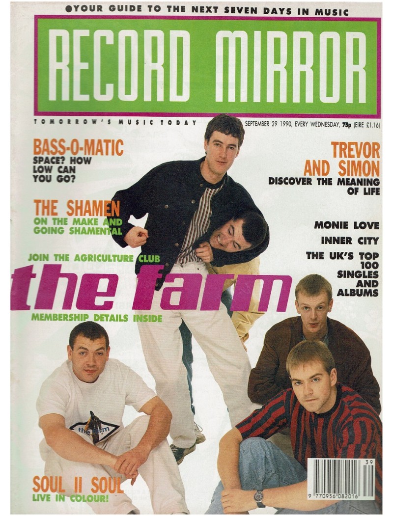 Record Mirror Magazine - 1990 29/09/90