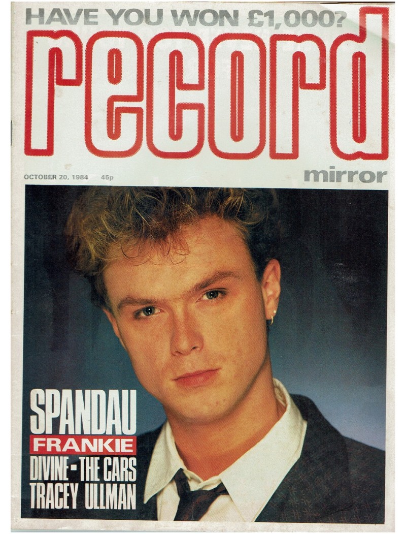 Record Mirror Magazine - 1984 20/10/1984