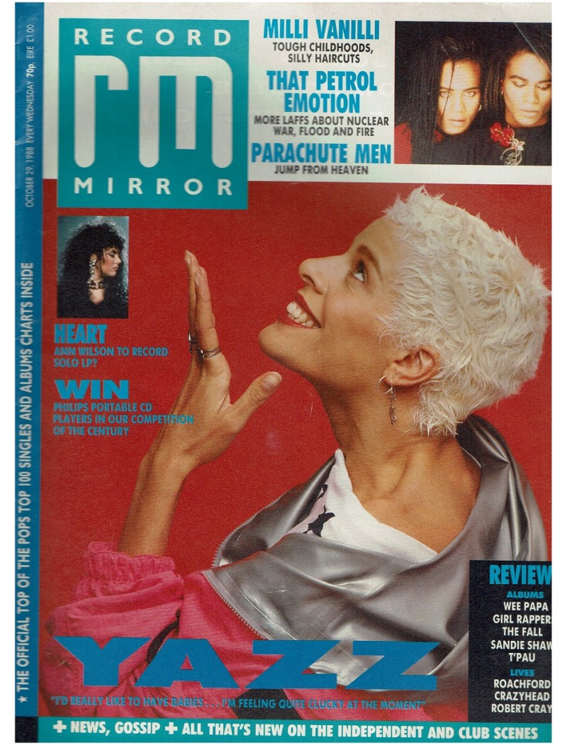 Record Mirror Magazine - 1988 29/10/1988