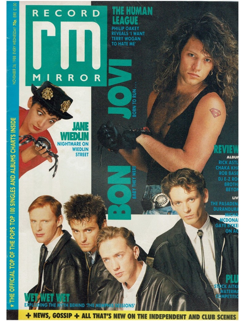 Record Mirror Magazine - 1988 26/11/88