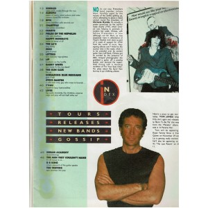 Record Mirror Magazine - 1987 21/11/87