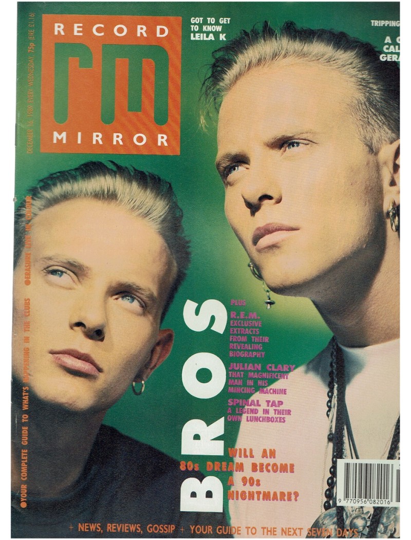 Record Mirror Magazine - 1989 16/12/89