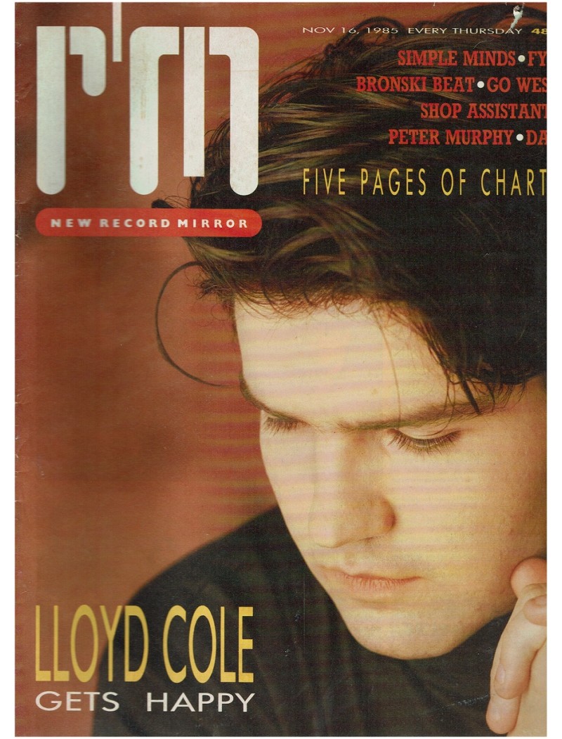 Record Mirror Magazine - 1985 16/11/1985