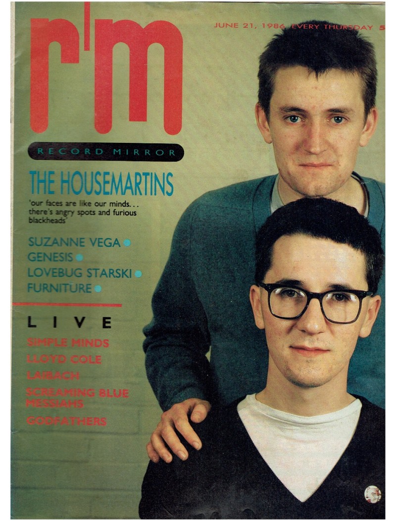 Record Mirror Magazine - 1986 21/06/1986 Record Mirror Magazine - 1986 21/06/1986