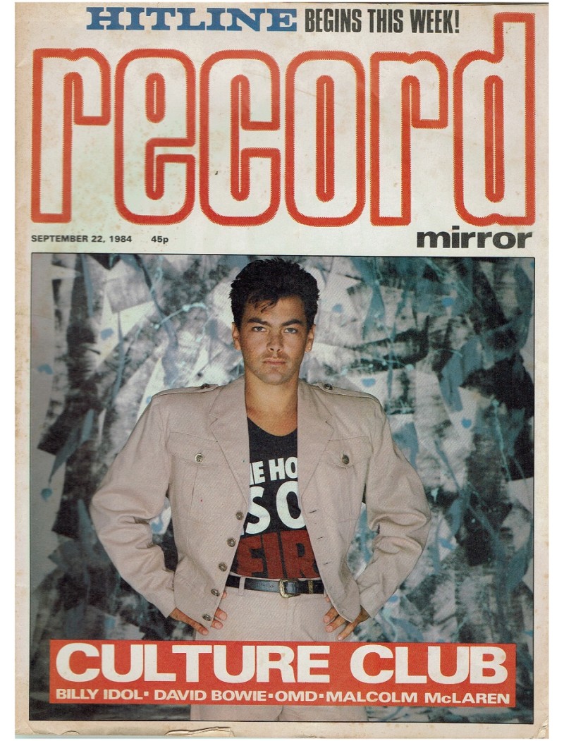 Record Mirror Magazine - 1984 22/09/1984