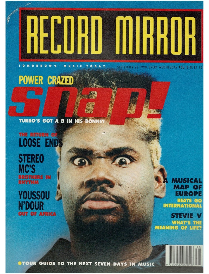 Record Mirror Magazine - 1990 22/09/90