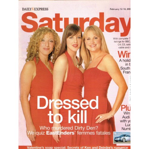 Daily Express Saturday Magazine 2005 12th February 2005 Eastenders
