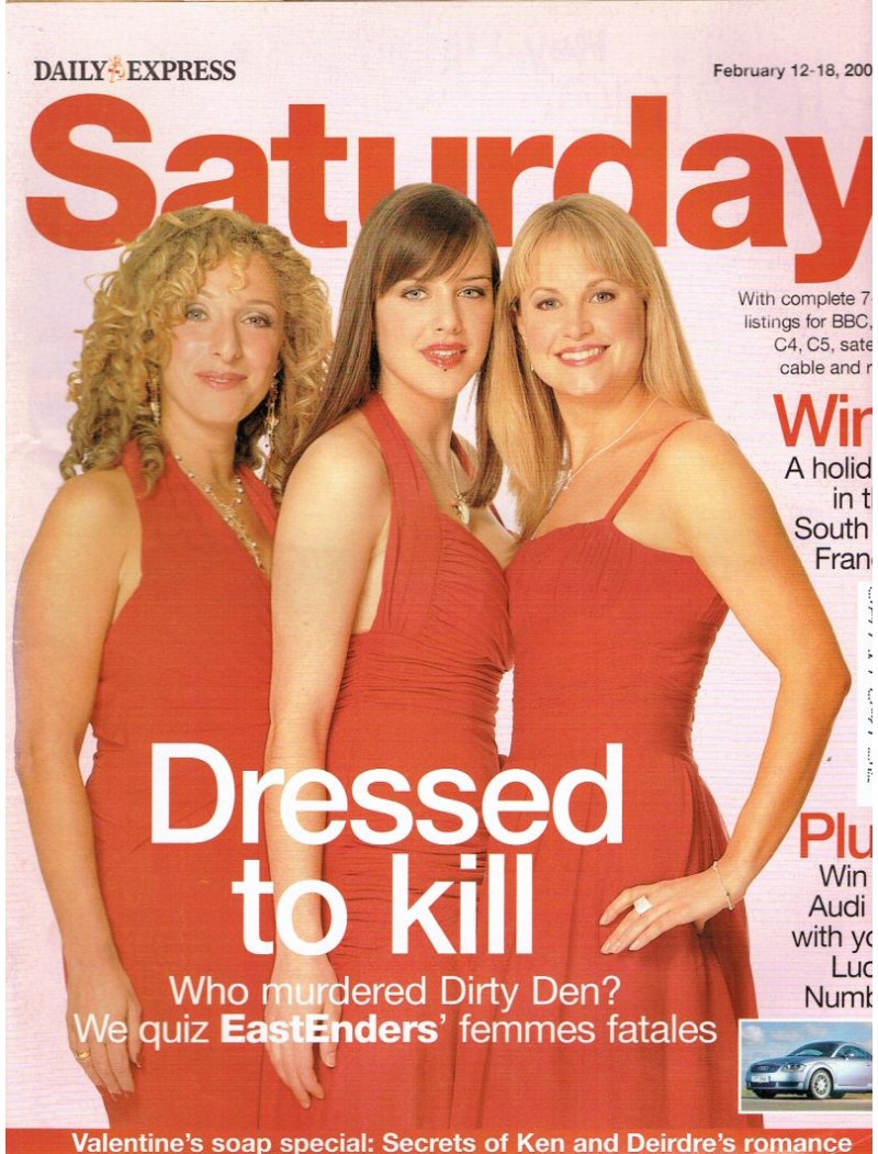 Daily Express Saturday Magazine 2005 12/02/05 Eastenders