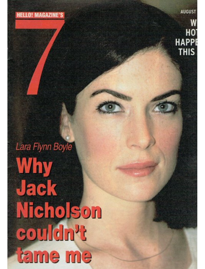 Seven Days Magazine 1st August 2002 (Lara Flynn Boyle Cover) Seven Days Magazine 1st August 2002 (Lara Flynn Boyle Cover)