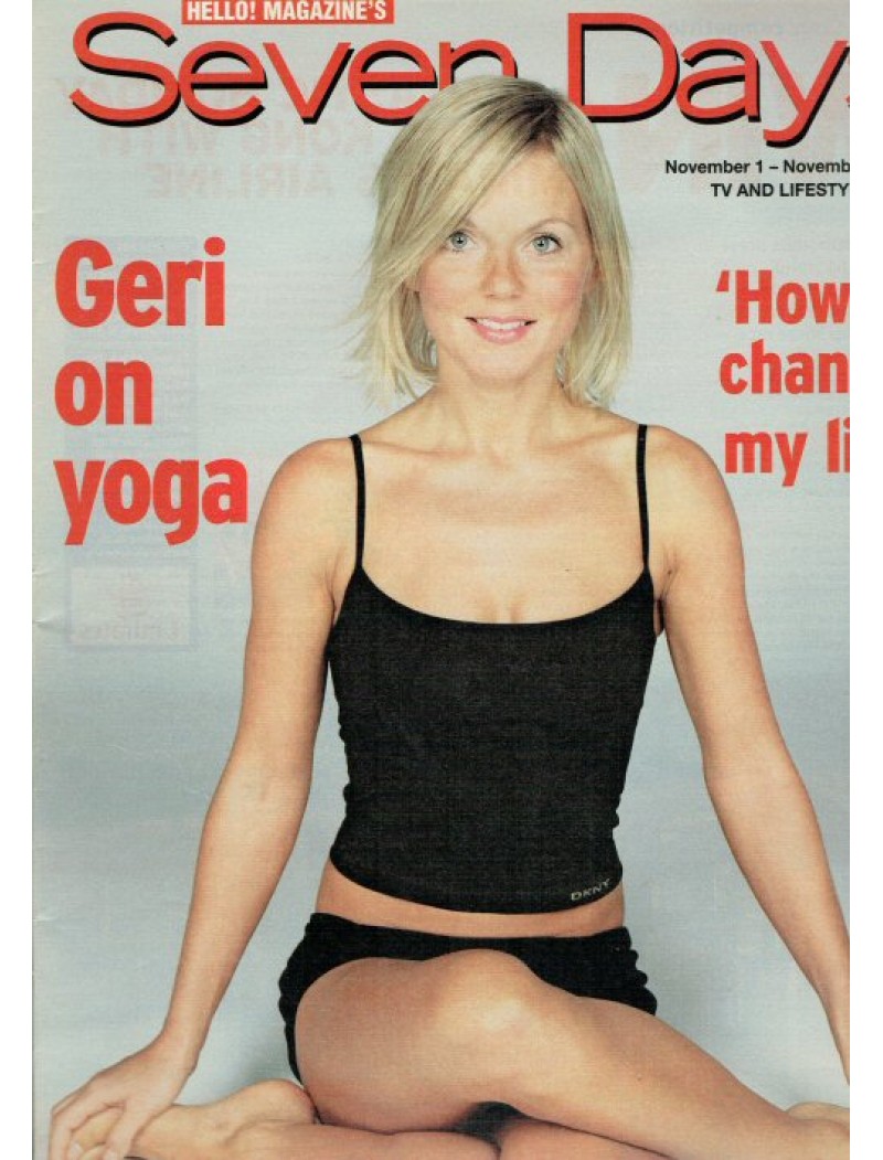 Seven Days Magazine 1st November 2001 (Geri Halliwell Cover) Seven Days Magazine 1st November 2001 (Geri Halliwell Cover)