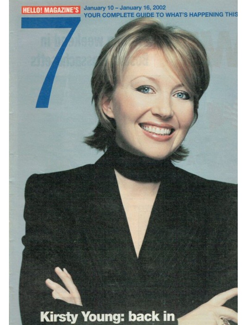 Seven Days Magazine 10th January 2002 (Kirsty Young Cover) Seven Days Magazine 10th January 2002 (Kirsty Young Cover)