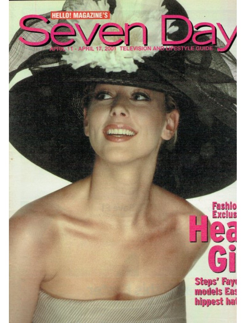 Seven Days Magazine - 2001 11/04/01 (Faye Tozer Cover)