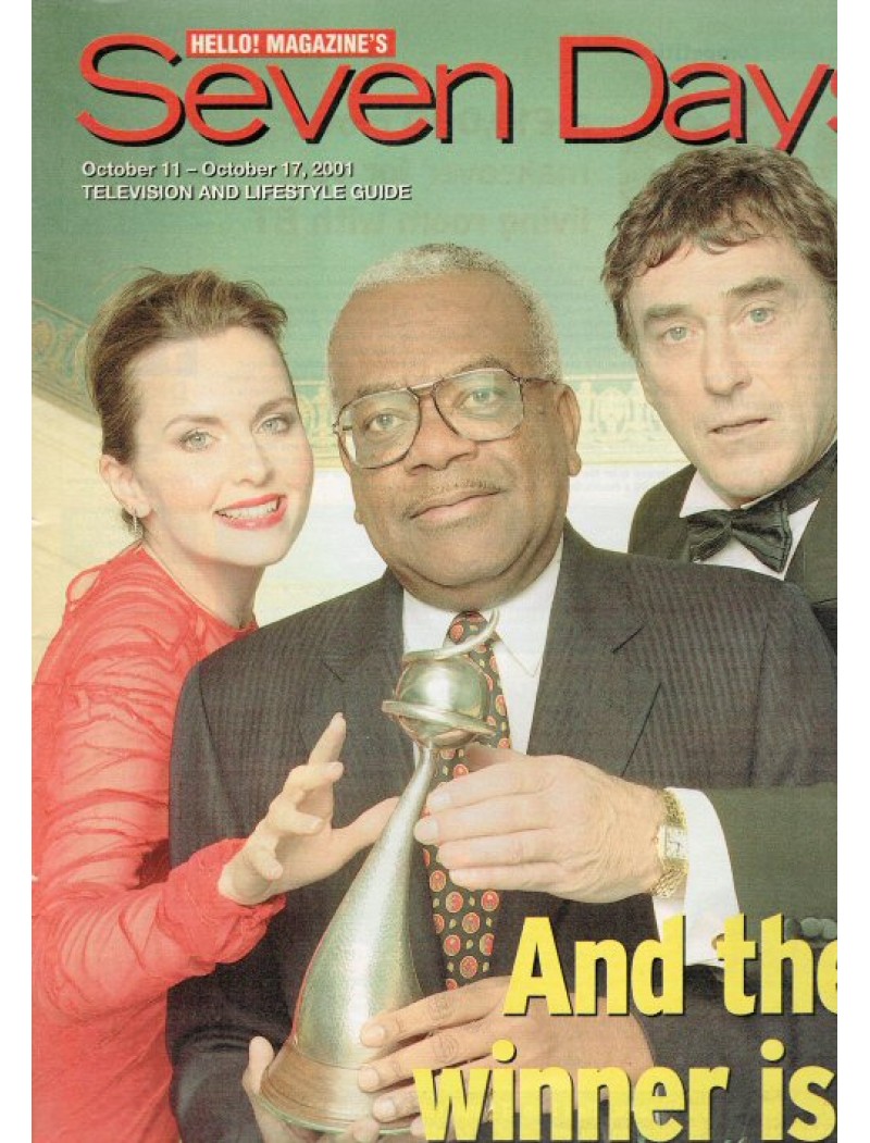 Seven Days Magazine 11th October 2001 Seven Days Magazine 11th October 2001