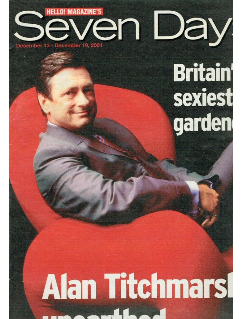 Seven Days Magazine - 2001 13/12/01 (Alan Titchmarsh Cover)