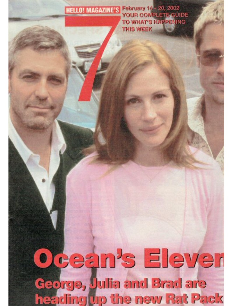 Seven Days Magazine - 2002 14/02/02 (George Clooney Cover)