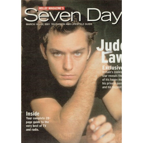 Seven Days Magazine - 2001 14/03/01 (Jude Law Cover)