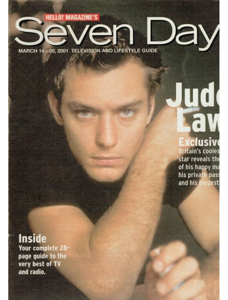 Seven Days Magazine - 2001 14/03/01 (Jude Law Cover)