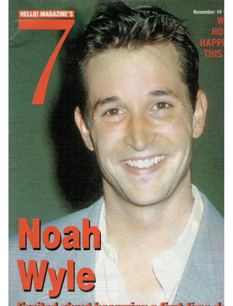 Seven Days Magazine - 2002 14/11/02 (Noah Wyle Cover) Seven Days Magazine - 2002 14/11/02 (Noah Wyle Cover)