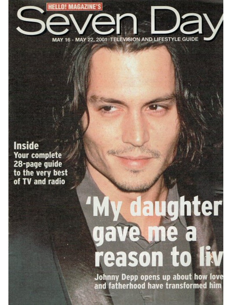 Seven Days Magazine - 2001 16/05/01 (Johnny Depp Cover)