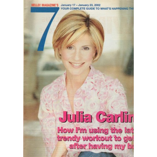 Seven Days Magazine - 2002 17/01/02 (Julia Carling Cover)