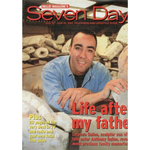 Seven Days Magazine - 2001 20/06/01 (Lorenzo Quinn Cover)